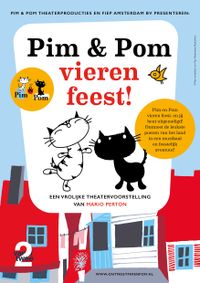 Pim-Pom-vieren-feest-Poster